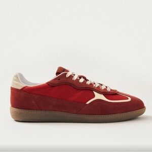 ALOHAS tb. 490 Leather Red and Cream Sneakers